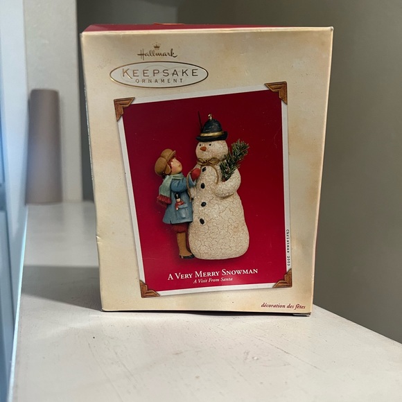 Vintage Hallmark Keepsake A Very Merry Snowman 2003 Ornament - Picture 1 of 10
